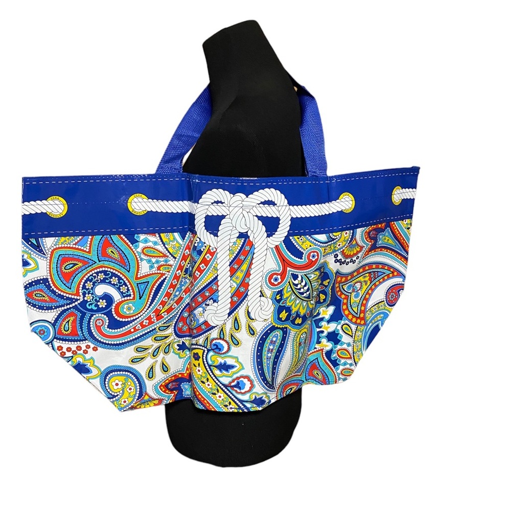 Vera Bradley large market tote Marina Paisley